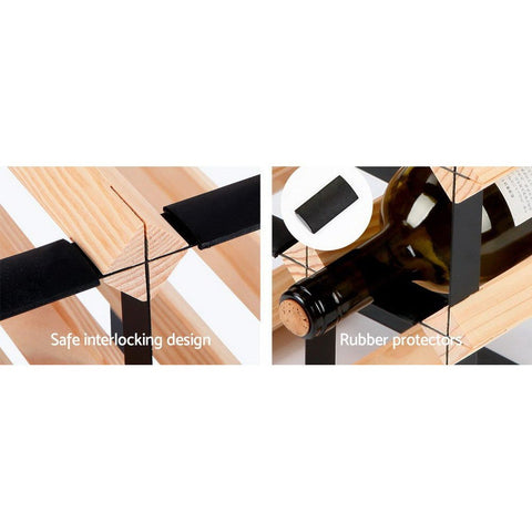 12 bottle countertop wine rack