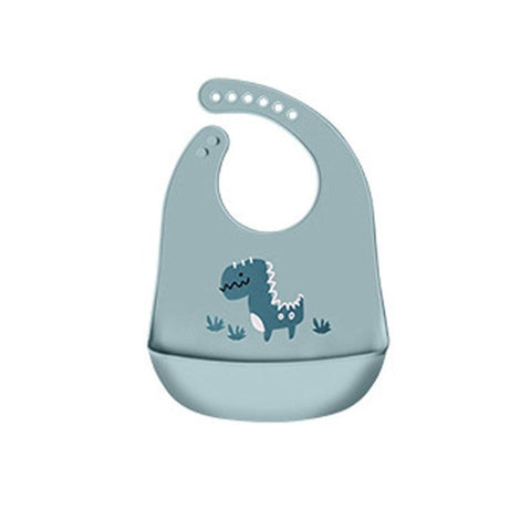 Food catching silicone bib - Dinosaur